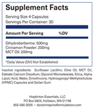 Liposomal Berberine, Cinnamon & MCT Oil